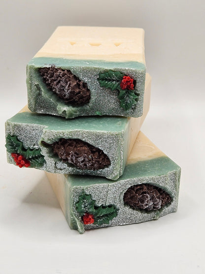 Frosted Pinecones Artisan Soap