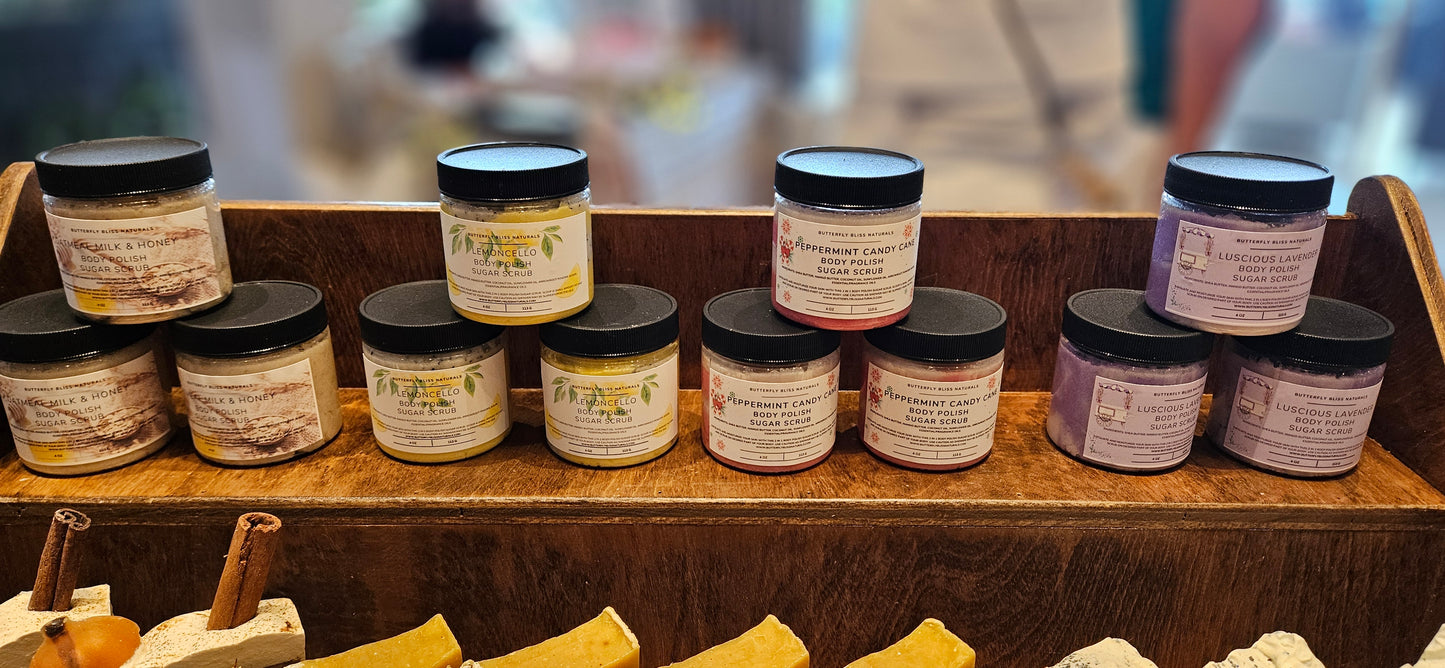 Whipped Sugar Scrubs