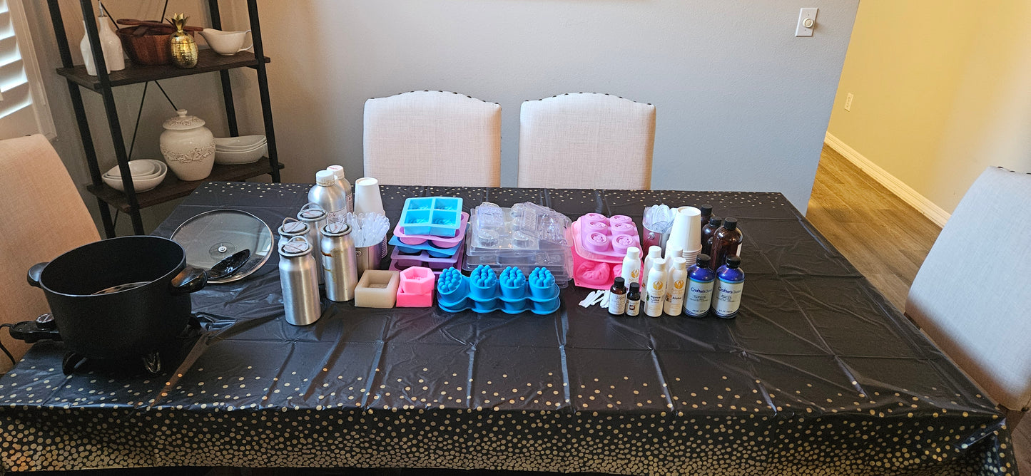 Sip & Soap Making Workshop